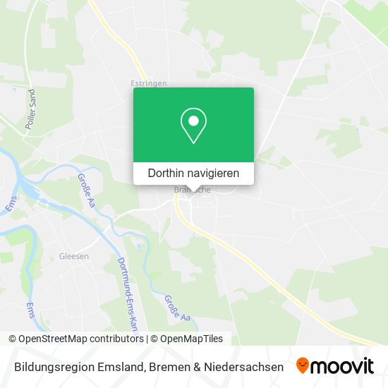 Bildungsregion Emsland Karte