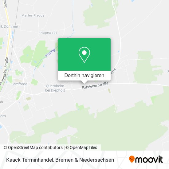Kaack Terminhandel Karte