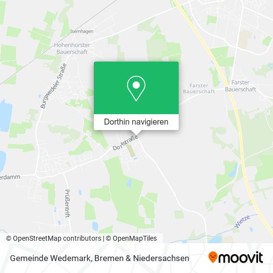 Gemeinde Wedemark Karte