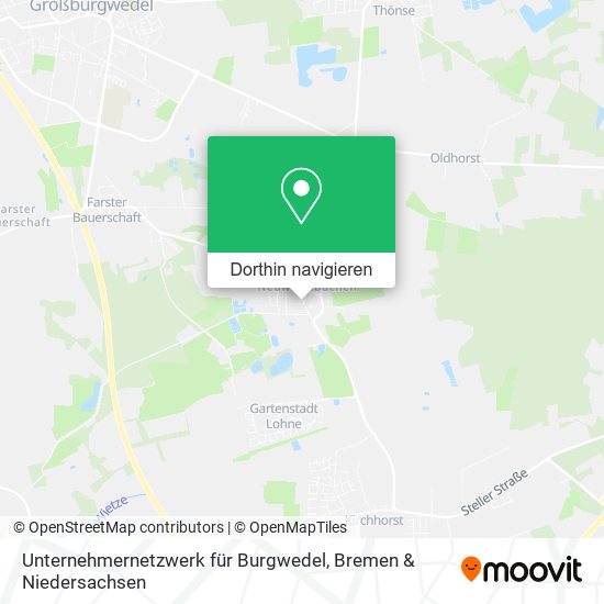 Unternehmernetzwerk für Burgwedel Karte
