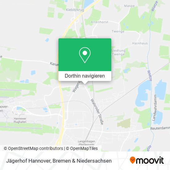 Jägerhof Hannover Karte