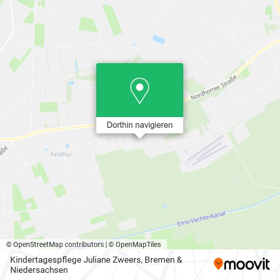 Kindertagespflege Juliane Zweers Karte