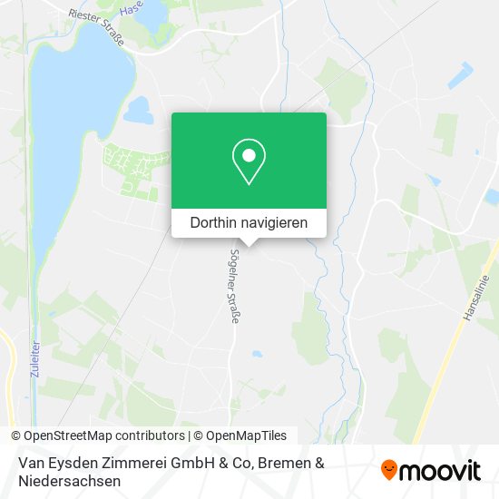 Van Eysden Zimmerei GmbH & Co Karte
