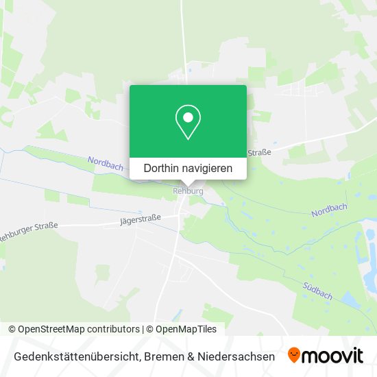 Gedenkstättenübersicht Karte