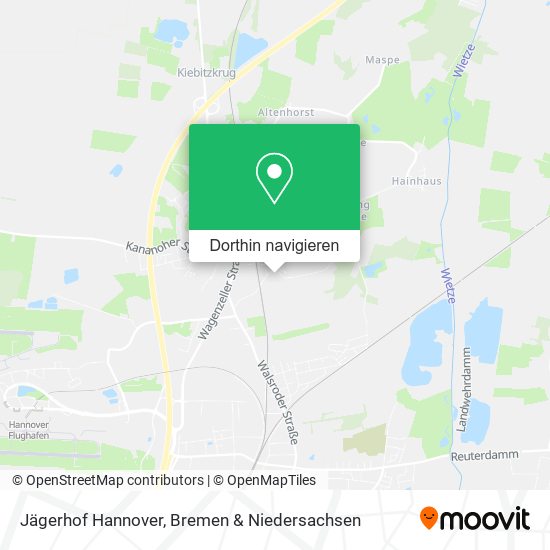 Jägerhof Hannover Karte