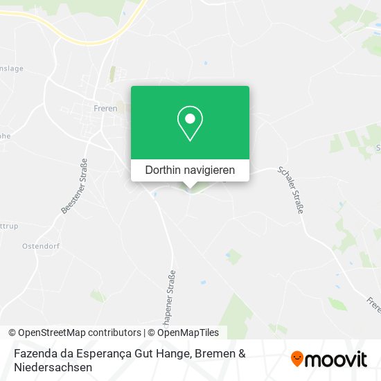 Fazenda da Esperança Gut Hange Karte