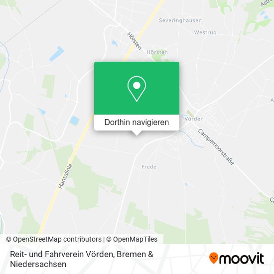 Reit- und Fahrverein Vörden Karte