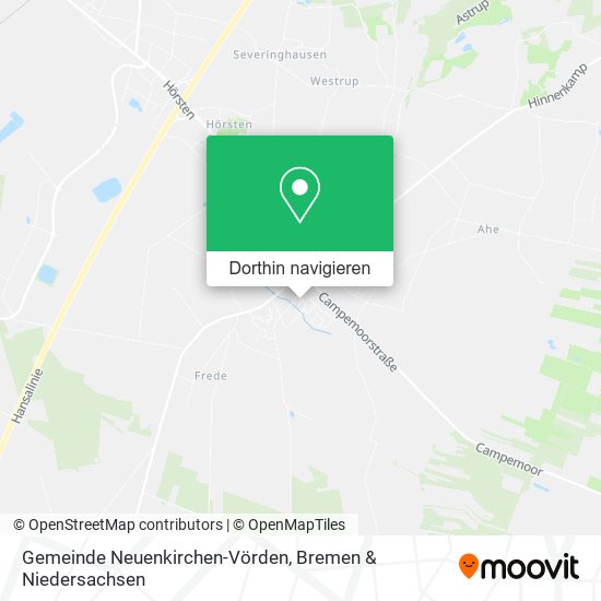 Gemeinde Neuenkirchen-Vörden Karte