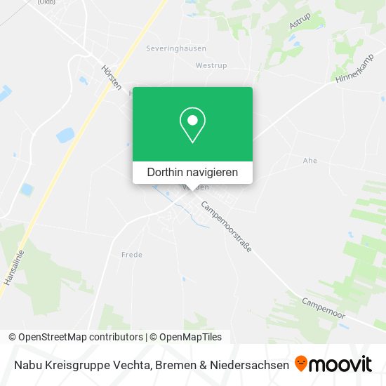 Nabu Kreisgruppe Vechta Karte