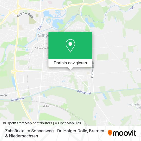 Zahnärzte im Sonnenweg - Dr. Holger Dolle Karte