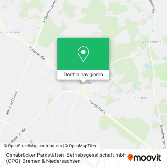 Osnabrücker Parkstätten- Betriebsgesellschaft mbH (OPG) Karte