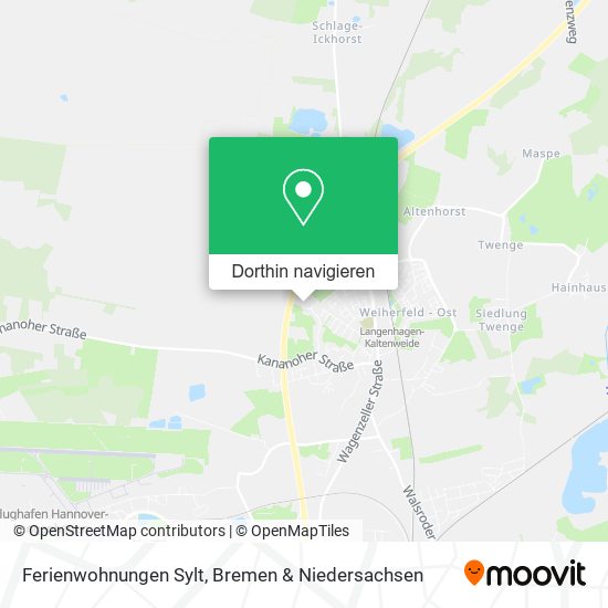 Ferienwohnungen Sylt Karte