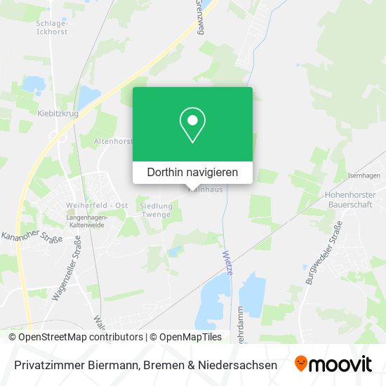 Privatzimmer Biermann Karte