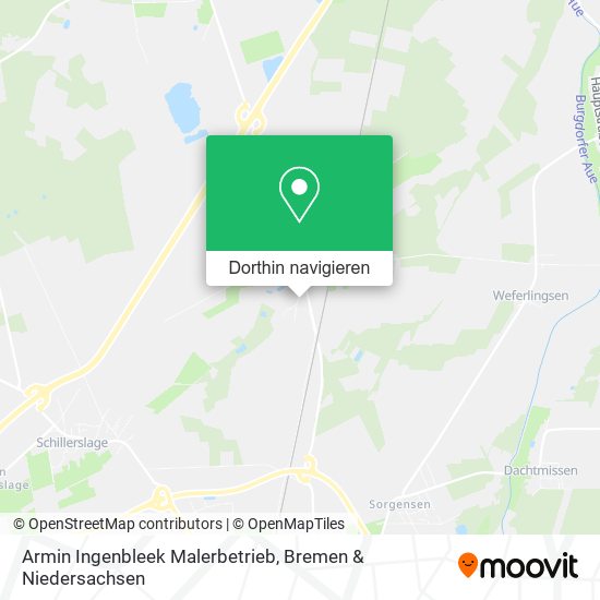 Armin Ingenbleek Malerbetrieb Karte