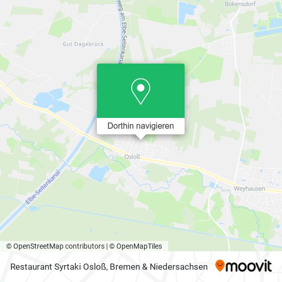 Restaurant Syrtaki Osloß Karte