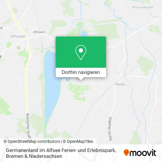 Germanenland im Alfsee Ferien- und Erlebnispark Karte