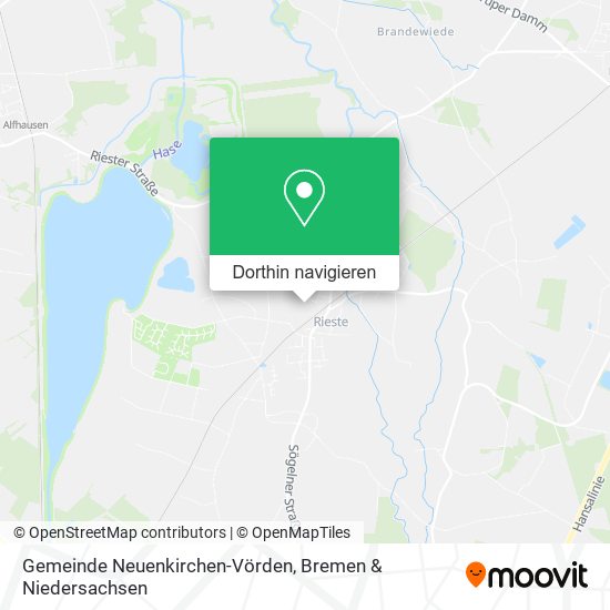 Gemeinde Neuenkirchen-Vörden Karte