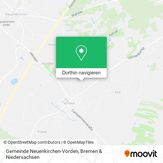 Gemeinde Neuenkirchen-Vörden Karte