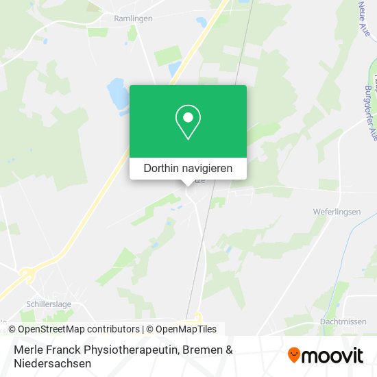 Merle Franck Physiotherapeutin Karte