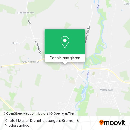 Kristof Müller Dienstleistungen Karte