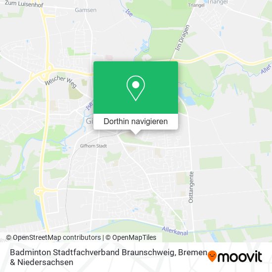 Badminton Stadtfachverband Braunschweig Karte