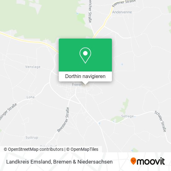 Landkreis Emsland Karte