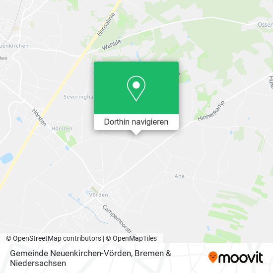 Gemeinde Neuenkirchen-Vörden Karte