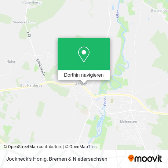 Jockheck's Honig Karte