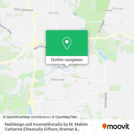 Naildesign und Kosmetikstudio by M. Malinin Catherine Elitestudio Gifhorn Karte