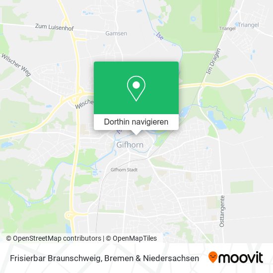 Frisierbar Braunschweig Karte
