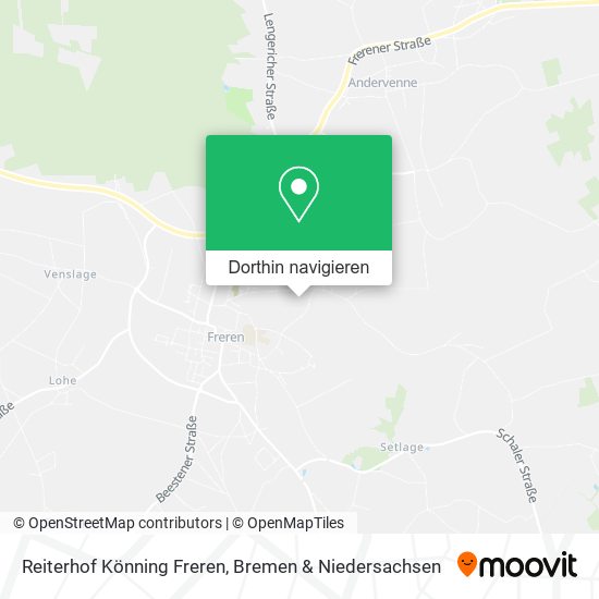 Reiterhof Könning Freren Karte