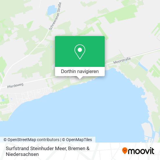 Surfstrand Steinhuder Meer Karte