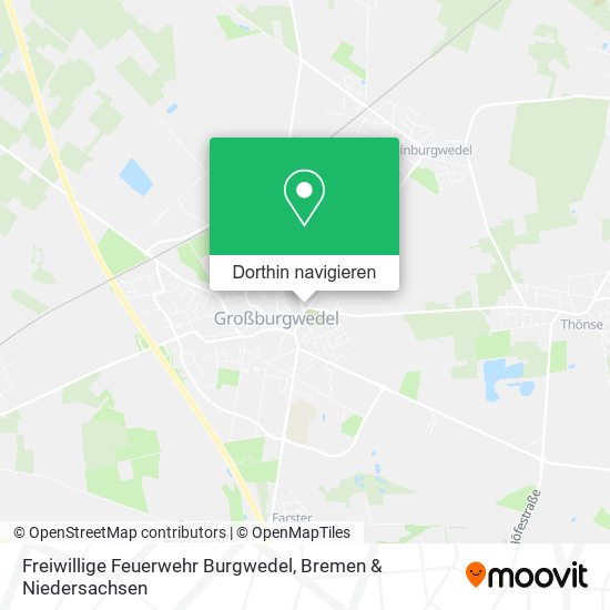 Freiwillige Feuerwehr Burgwedel Karte