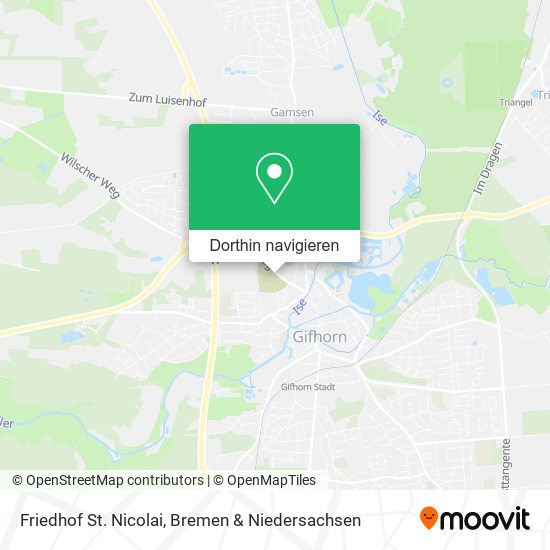 Friedhof St. Nicolai Karte