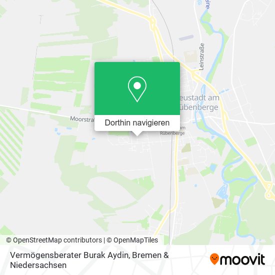 Vermögensberater Burak Aydin Karte