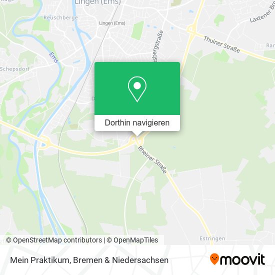 Mein Praktikum Karte