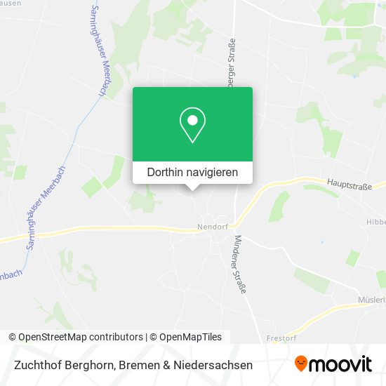 Zuchthof Berghorn Karte