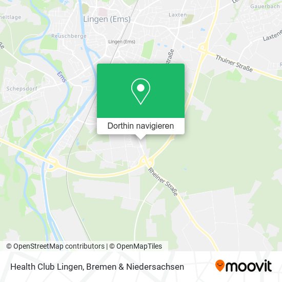 Health Club Lingen Karte