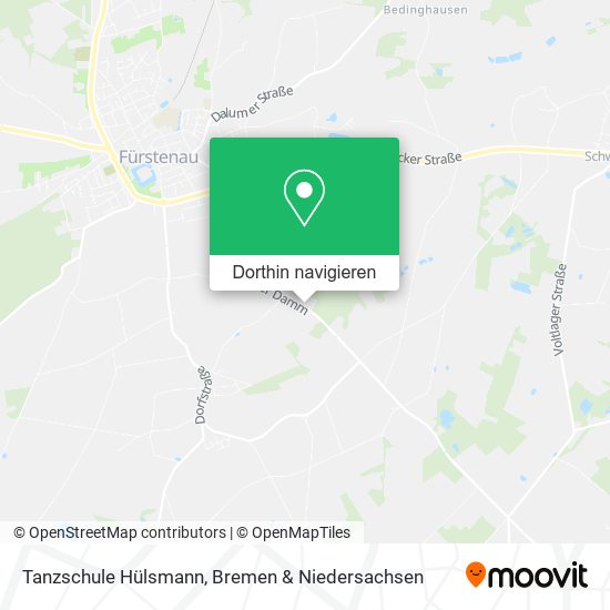Tanzschule Hülsmann Karte