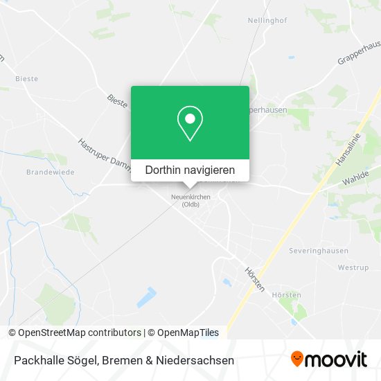 Packhalle Sögel Karte