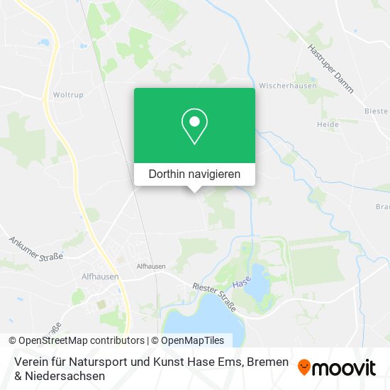 Verein für Natursport und Kunst Hase Ems Karte