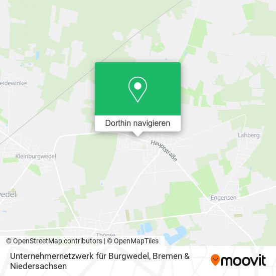Unternehmernetzwerk für Burgwedel Karte