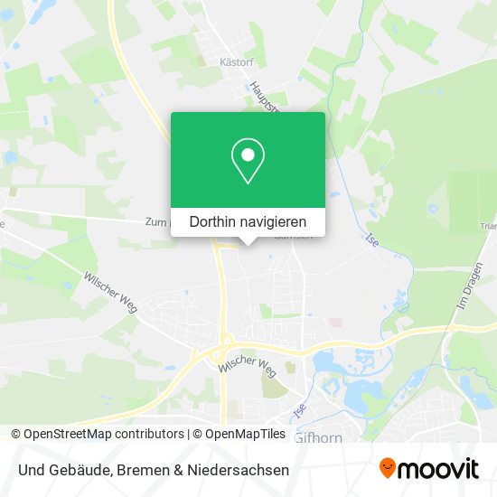 Und Gebäude Karte