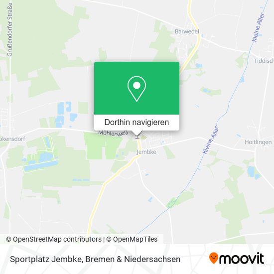 Sportplatz Jembke Karte