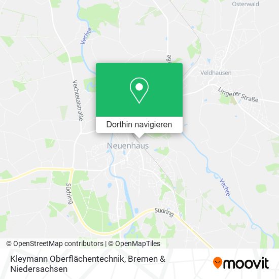 Kleymann Oberflächentechnik Karte