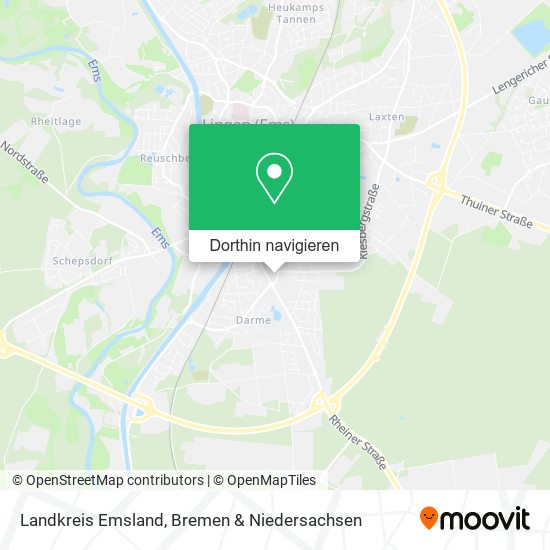 Landkreis Emsland Karte