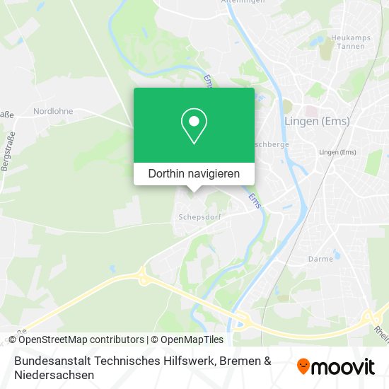Bundesanstalt Technisches Hilfswerk Karte