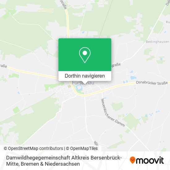 Damwildhegegemeinschaft Altkreis Bersenbrück-Mitte Karte