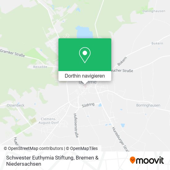 Schwester Euthymia Stiftung Karte