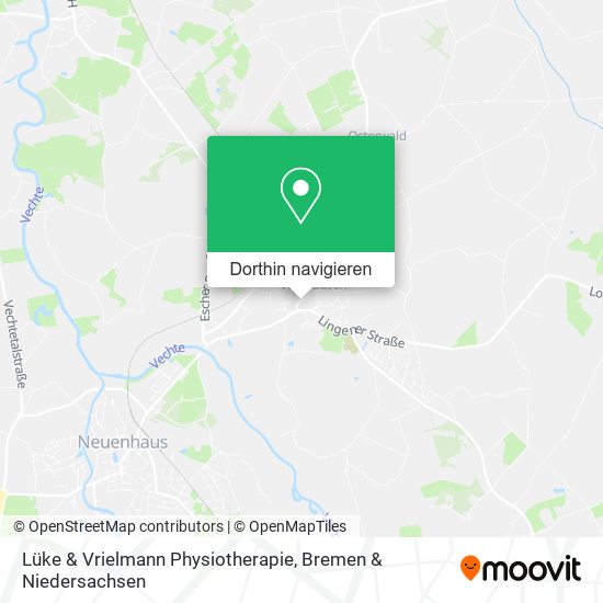 Lüke & Vrielmann Physiotherapie Karte